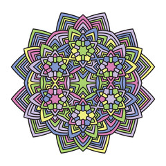 abstract flower vector