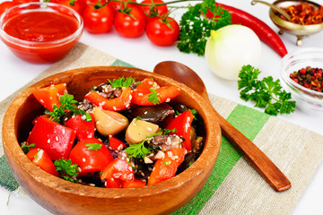 Eggplant Salad with Paprika