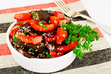 Eggplant Salad with Paprika