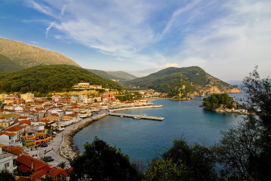 Habor of Parga, mainland Greece, Greece