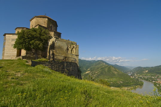 The church of Jvari, Mtskheta, Georgia, Caucasus