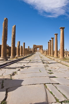 The Roman ruins, Timgad, Algeria