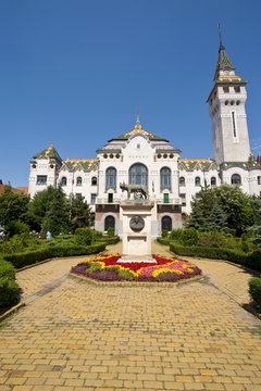 County Council Building dating from 1907, Targu Mures, Transylvania (Neumarkt), Romania