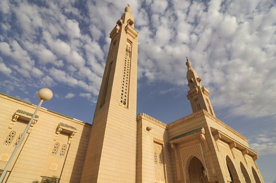 The central mosque of Nouakchott sponsored by Saudi Arabia, Nouakchott, Mauritania