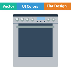 Kitchen main stove unit icon