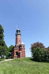Fototapeta premium Lighthouse of Kiel Holtenau in Germany