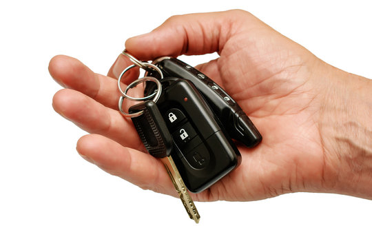 Car Keys. Keys in hand.
