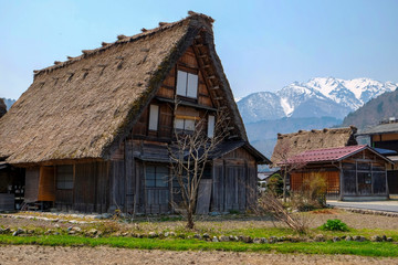 Fototapeta na wymiar Shirakawa-go Village