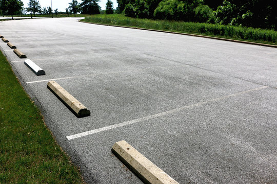 empty parking spaces