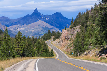 View of Montana Mountains,  USA