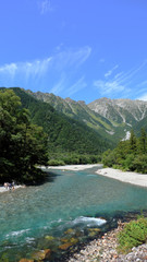 Obraz premium 河童橋からの眺め