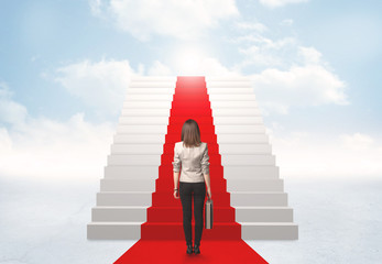 looking at stairs to heaven