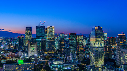 東京都心の夕景・夜景