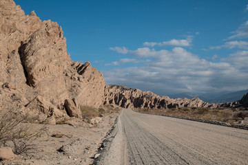 Andean dirt road