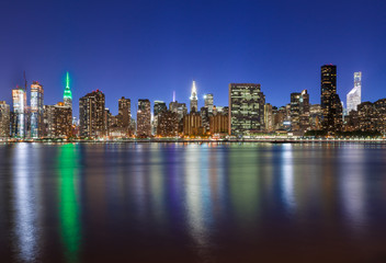 Fototapeta na wymiar New York City Manhattan buildings skyline 
