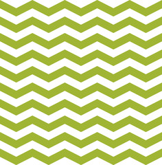 Seamless pattern zig zag. Vector green and white  background.