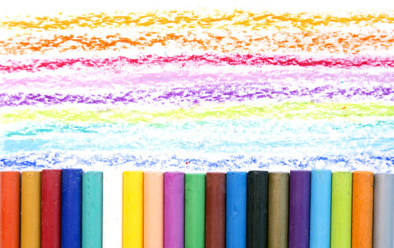 Crayon,  view from above