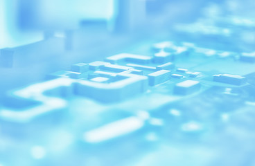 Diagonal pale pcb board background