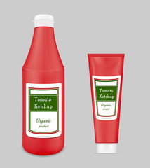 White empty plastic packaging. Blank foil or plastic sachet for