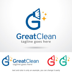 Great Clean Logo Template Design Vector