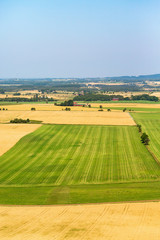 View of field in countryside landscapes