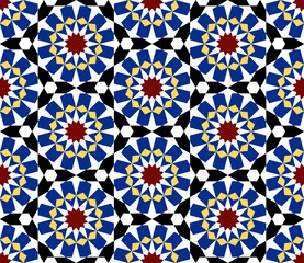 moroccan mosaic seamless