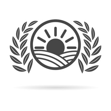 Fields logo design icon