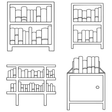 Sketch Bookshelf Images – Browse 5,375 Stock Photos, Vectors, and