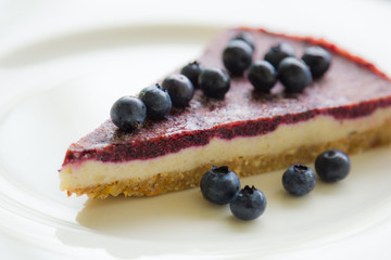 Raw vegan cheesecake