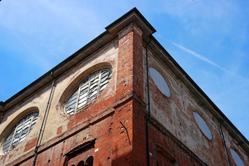 The angle of the top floor of Palazzo della Ragione.