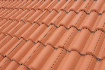 Red roof texture.