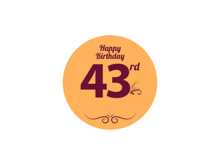 Happy Birthday vintage logo