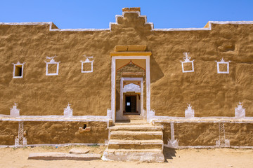 Traditional house in Kuldhara abandoned village near Jaisalmer, Rajasthan, India