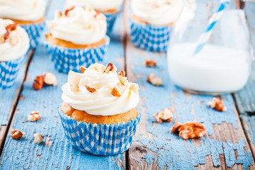 homemade carrot cupcakes
