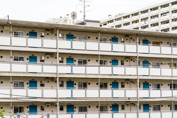 Apartment building in Japan