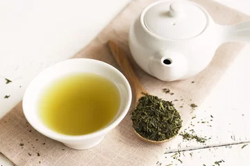 Lichtdoorlatende rolgordijnen Thee Japanse groene thee