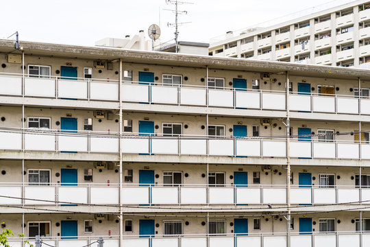 Apartment building in Japan