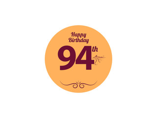 Happy Birthday vintage logo