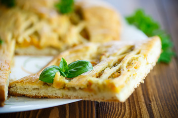 Pie with cabbage