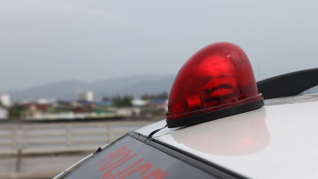 Police Red Emergency Light