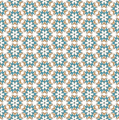 retro star textile pattern