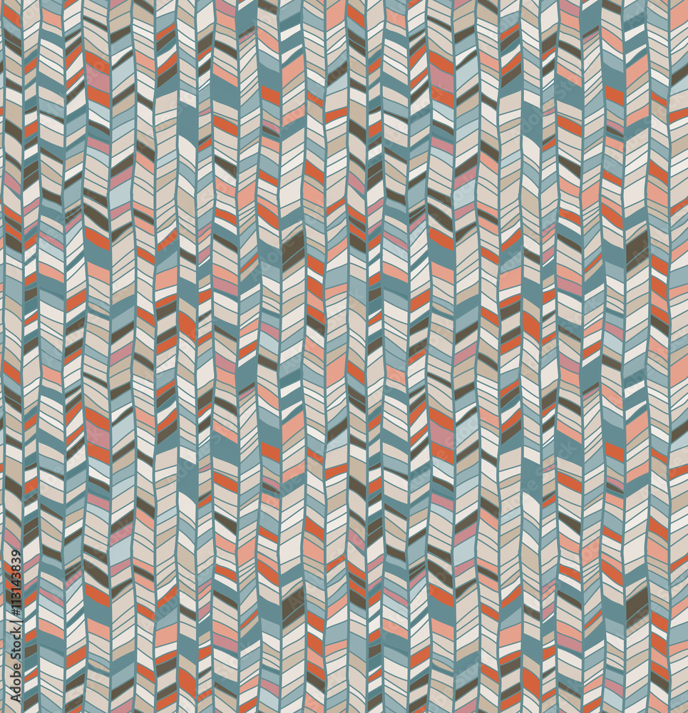 Poster abstract pattern of herringbone lines, eps10 vector