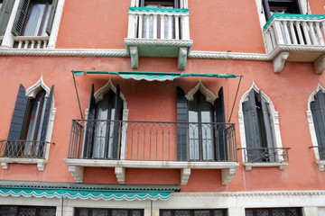 Naklejka premium Ornate architecture of Venice - city on the water - the pearl of Italy