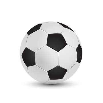 soccer ball and football