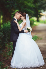 beautiful wedding, husband and wife, lovers man woman, bride and groom