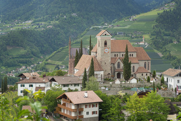 Fototapeta na wymiar Schenna in Südtirol