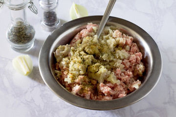 Open pies with meat (belyashi) - the cooking process. Preparatio