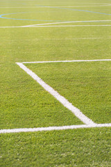 人工芝のサッカー場