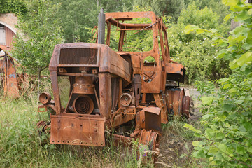 Rostiger Traktor