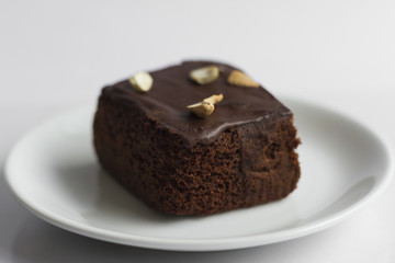 brownie on dish